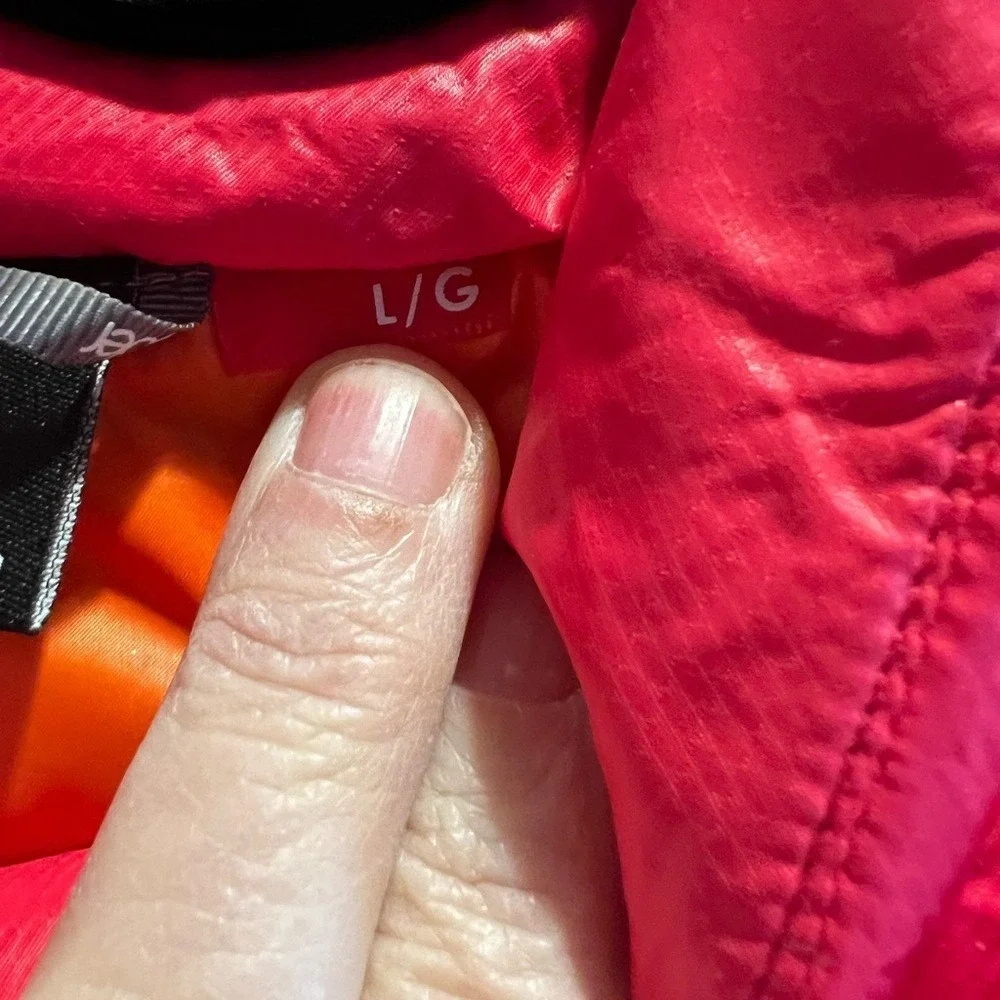 Spyder Women's Bright Pink/Bright Orange Down Vest - L